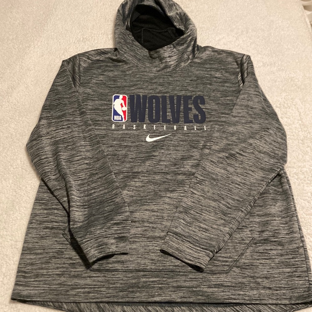 Nike NBA Dri-Fit Minnesota Timberwolves Basketball sweatshirt/hoodie Size XXL